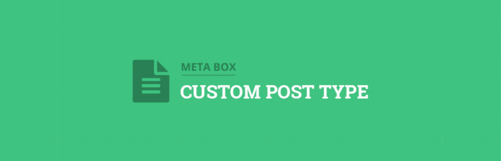 Meta Box Custom Post Type