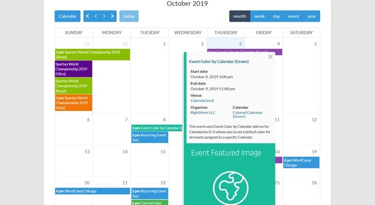 calendarize it! wordpress calendar plugins