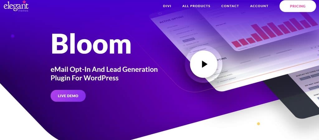 Bloom list building divi tool wordpress