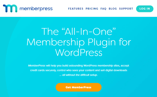 The MemberPress deal's front page
