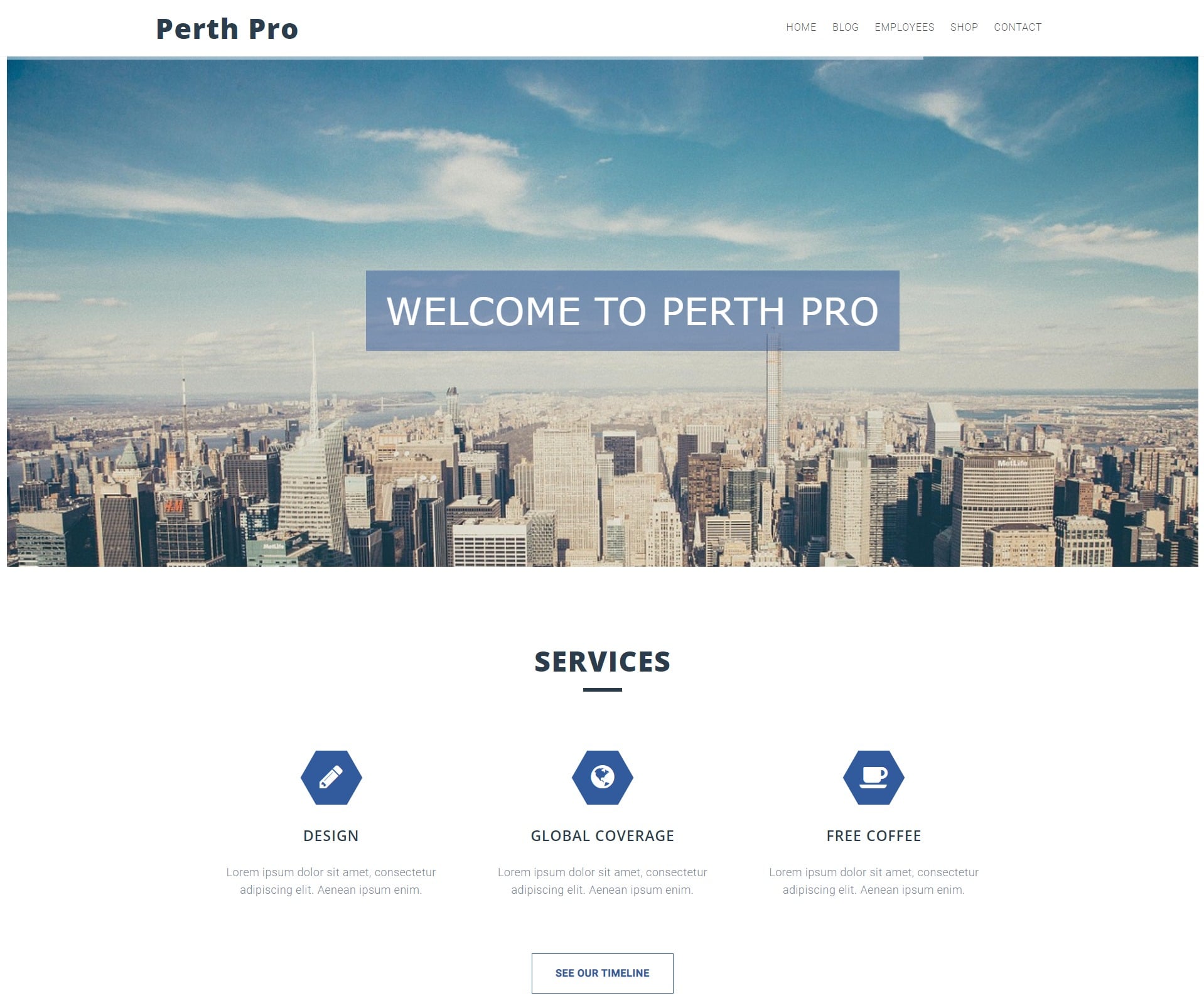 Perth Pro WordPress business theme