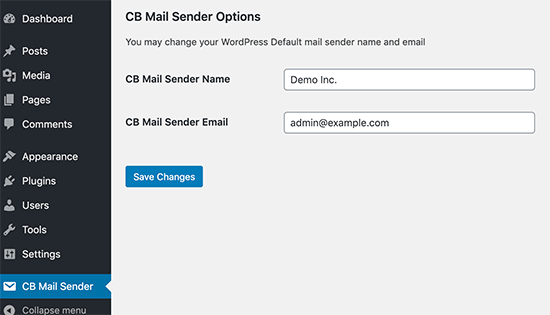 CB Mail Sender