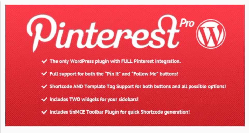PinterestPro wordpress plugin
