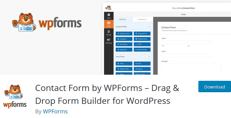 Contact Form by WPForms Drag Drop Form Builder for WordPress wordpress poll plugin