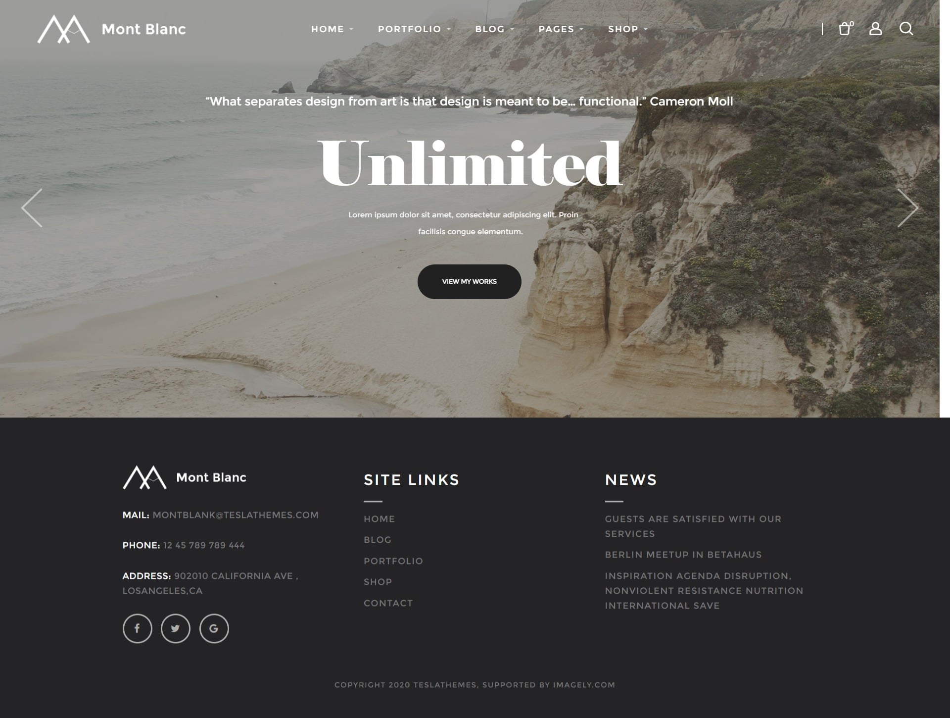 Home – Montblanc business theme