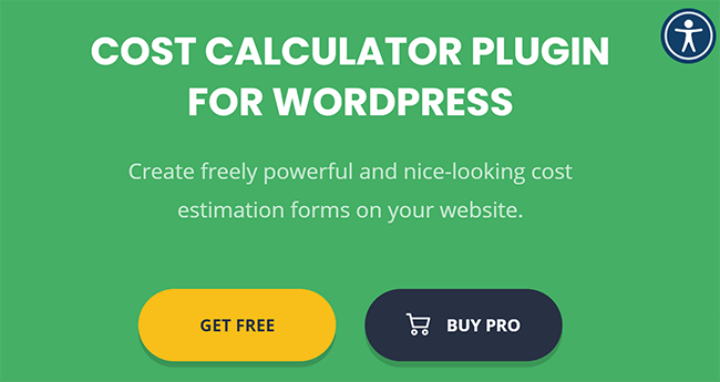 cost calculator plugin for WordPress