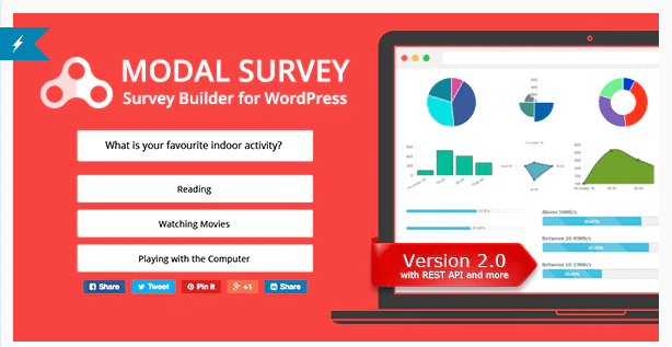 modal survey wordpress poll plugin