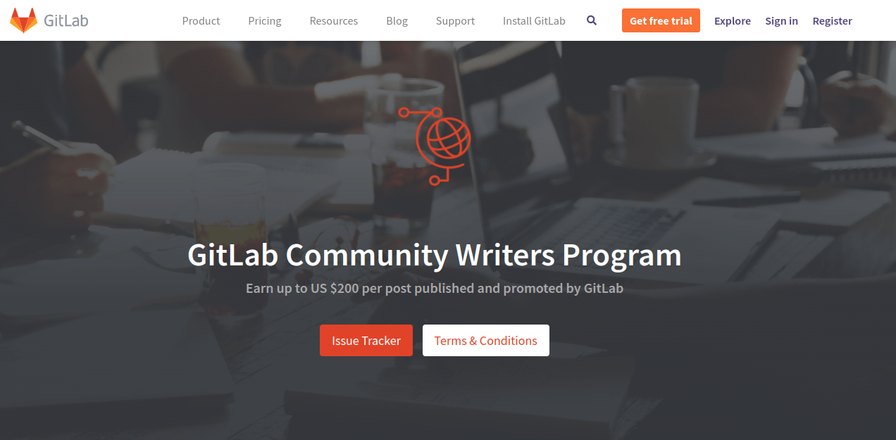 get paid to write for GitLab