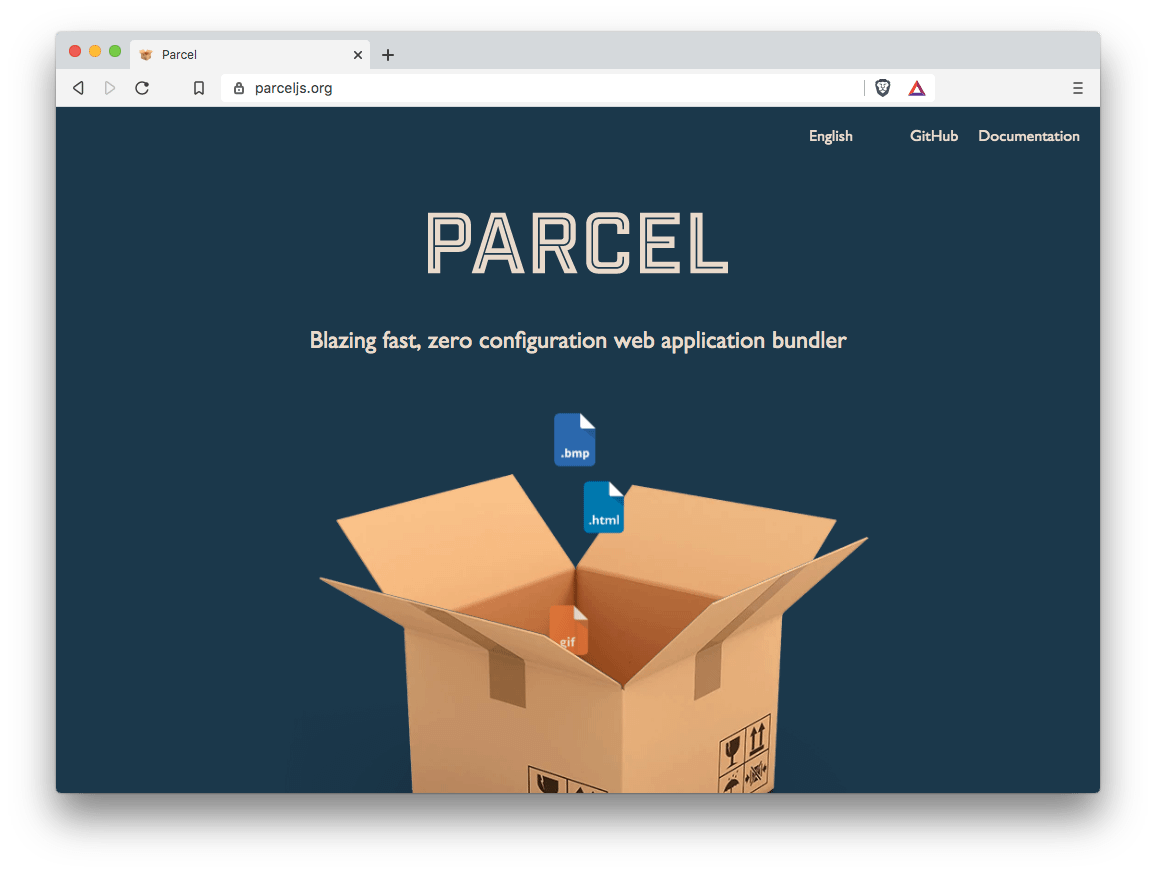 Parcel.js website