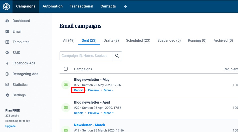 Activate The RSS To Email Integration