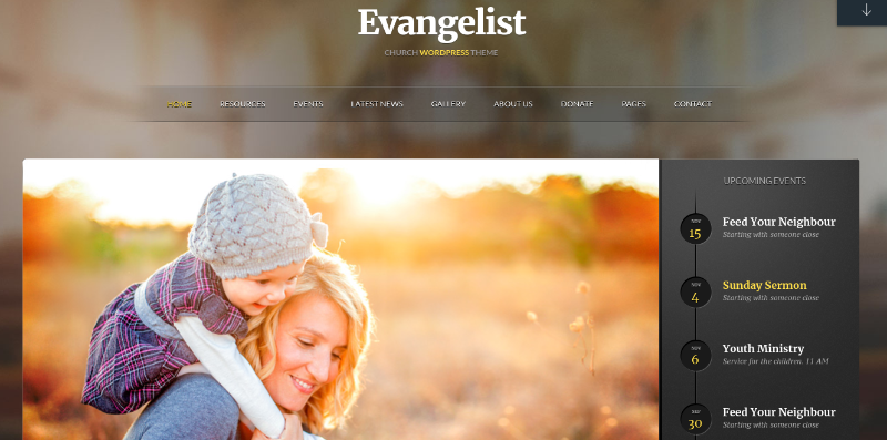 evangelist theme