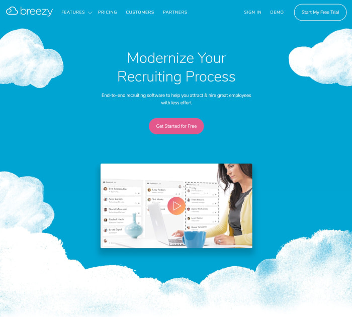 Best applicant tracking software: Breezy
