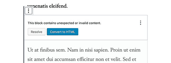 Convert to HTML