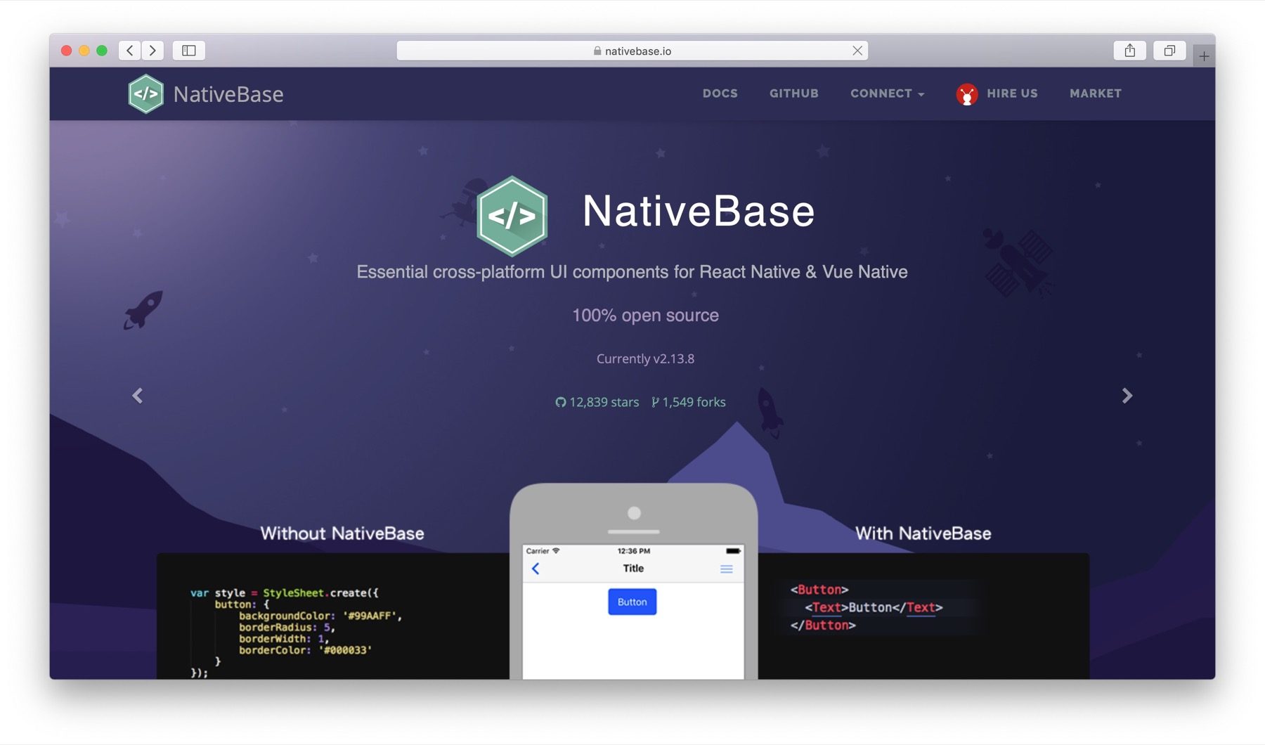 Best React Native component libraries #1: NativeBase