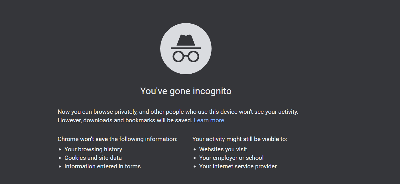 Chrome's incognito mode to stop apps from tracking you