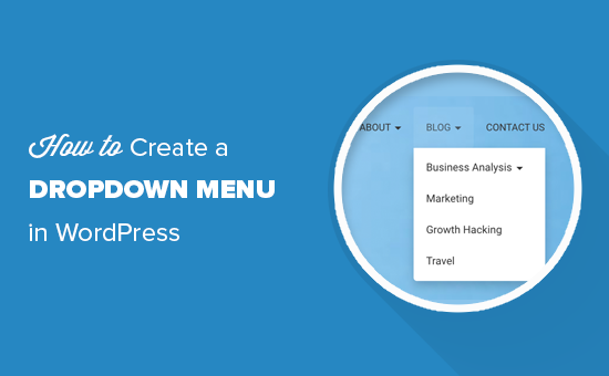 Creating a dropdown menu in WordPress