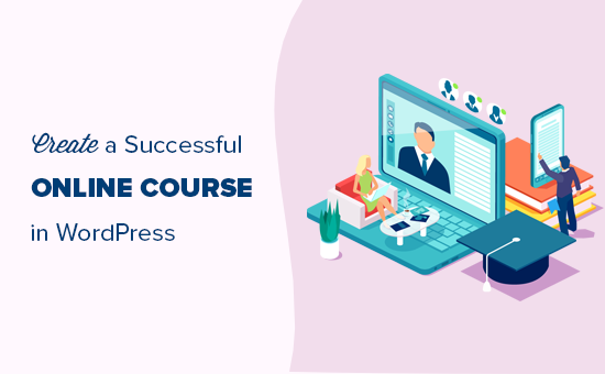 Easily creating an online course in WordPress