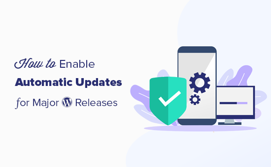 Turning on automatic updates for major WordPress releases