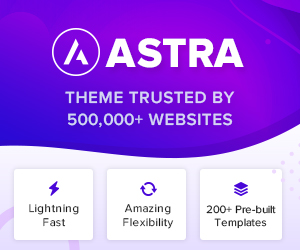 WP Astra - a free Multi-Purpose WordPress theme